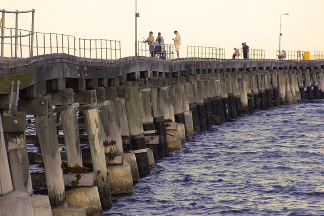 Detailed view of jetty