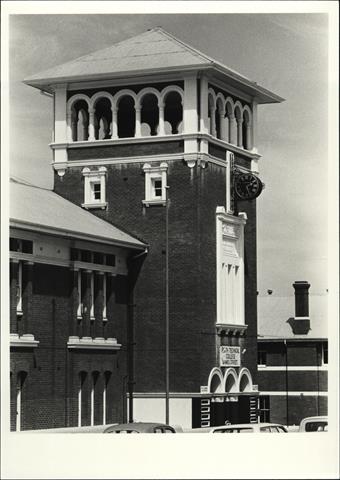 View of annexe clocktower