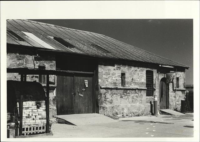Front angled elevation of the Old Kerosene Store